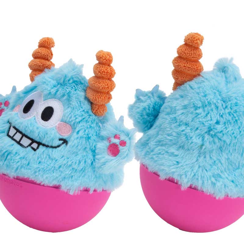 Q-MONSTER 不倒翁小怪物 寵物發聲玩具 狗狗啃咬玩具