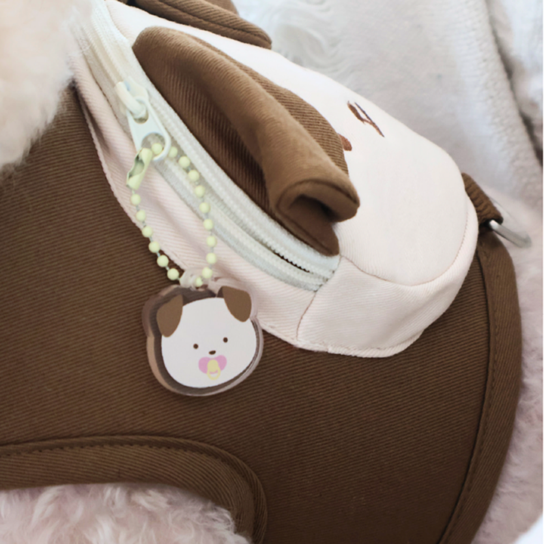 韓國MEANING 寵物胸背包鑰匙圈 服飾配件 3種款式