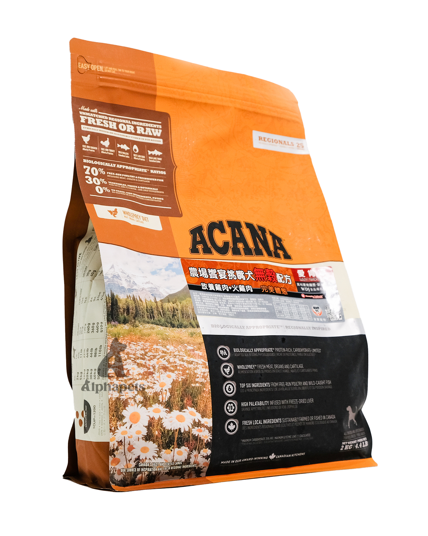 ACANA愛肯拿 無穀配方犬糧 挑嘴幼犬 挑嘴成犬 低卡室內犬 老犬無穀  2kg / 6kg