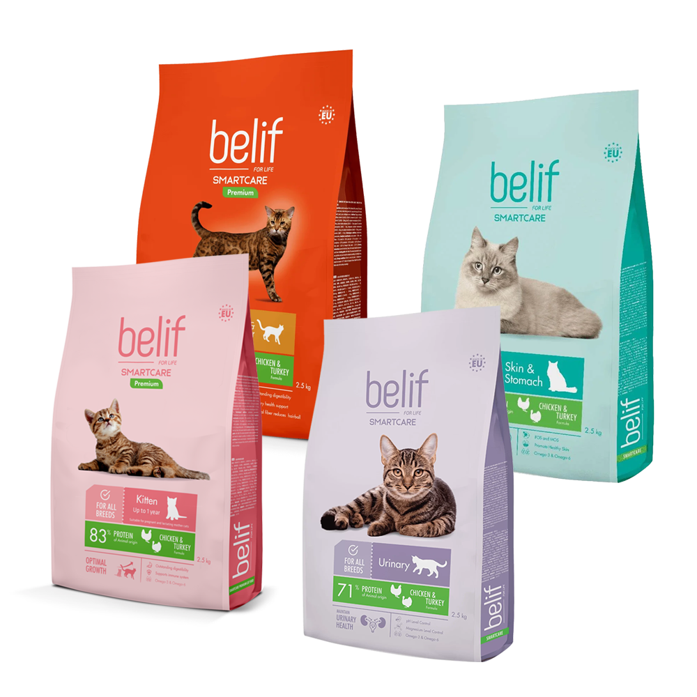 belif比利夫 貓糧 成貓完美體態 / 幼貓成長 / 皮毛&腸胃保健 / 泌尿道保健配方
