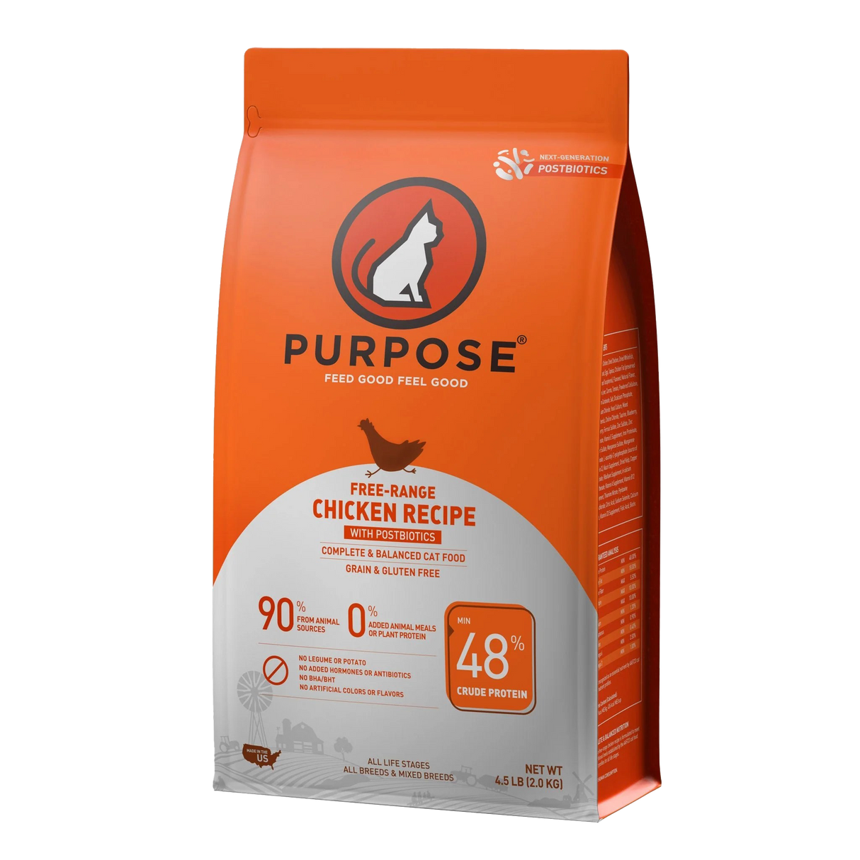 璞斯PURPOSE 無穀營養配方全齡貓糧 250g / 2kg / 4.5kg