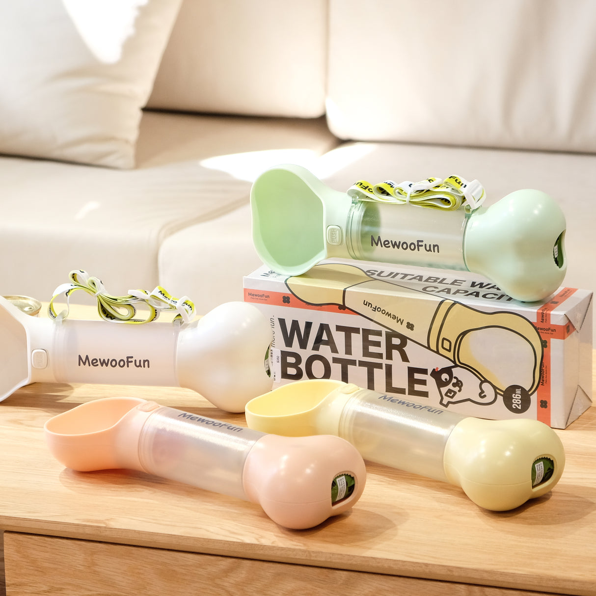 MewooFun喵乎汪也 狗狗外出隨行水壺 寵物水壺