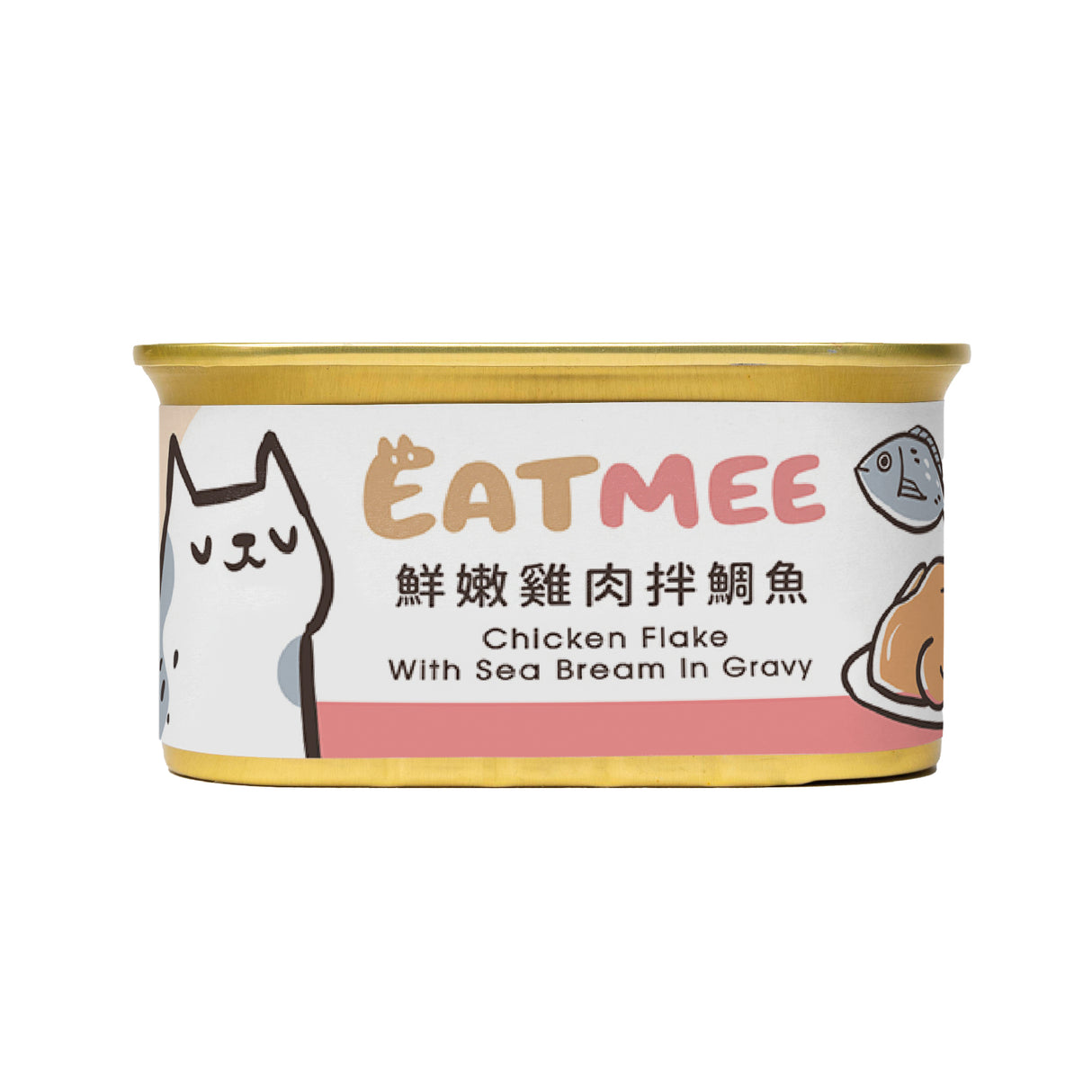 EATMEE易特咪 無穀貓罐 鮮嫩雞肉 鮪魚白肉系列 80g