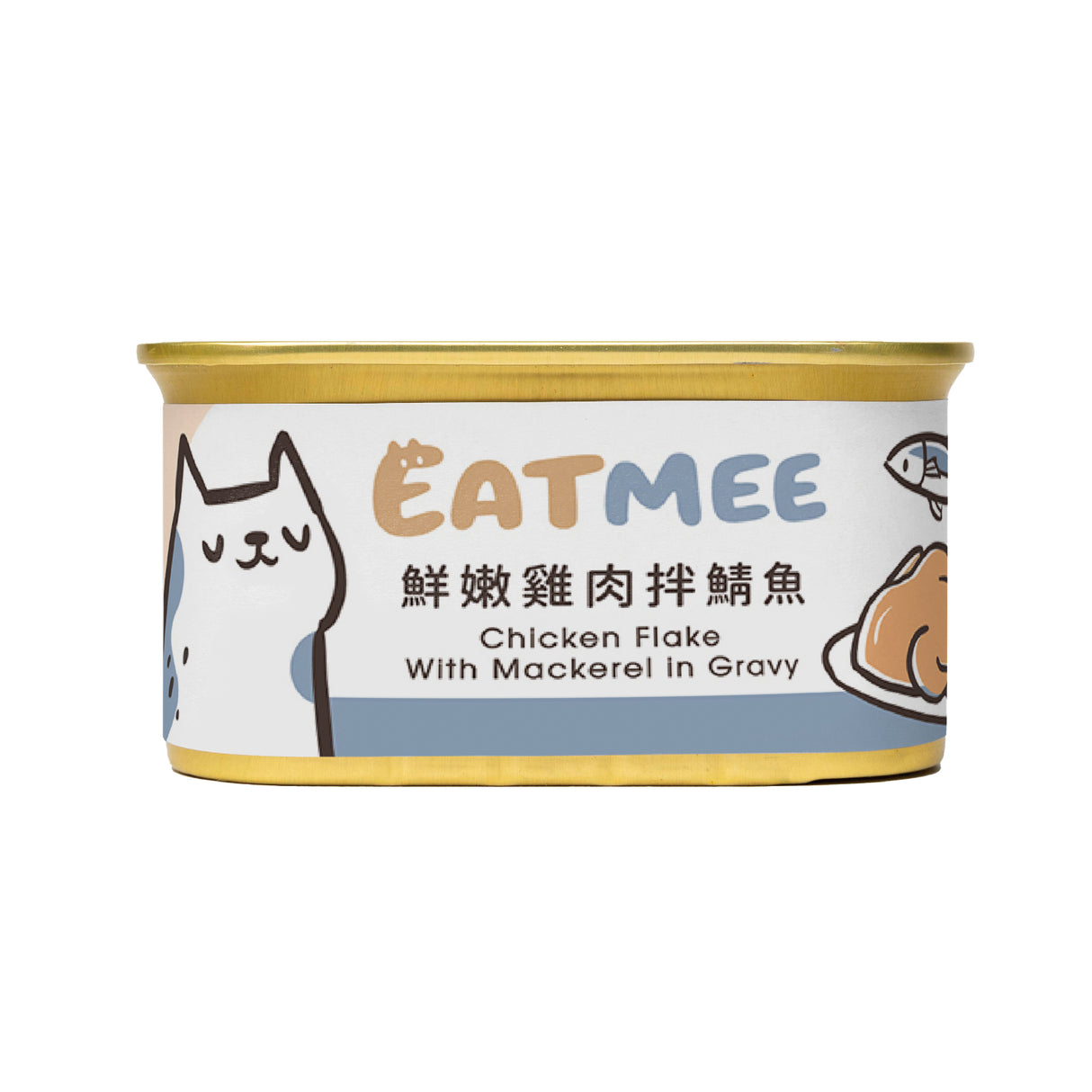 EATMEE易特咪 無穀貓罐 鮮嫩雞肉 鮪魚白肉系列 80g