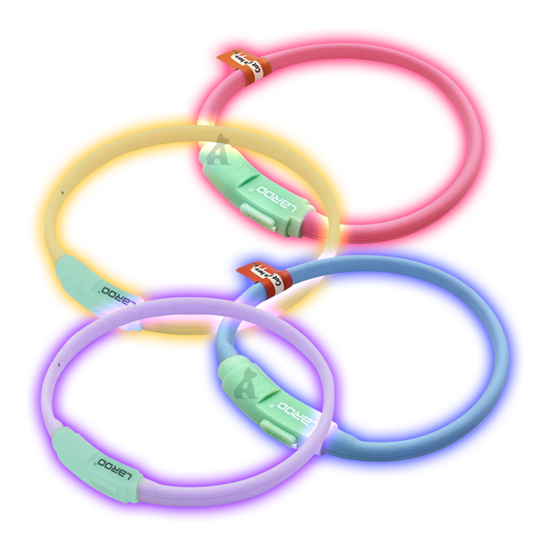 LaRoo萊諾 F35 寵物發光項圈 35cm LED夜光狗圈 螢光項圈