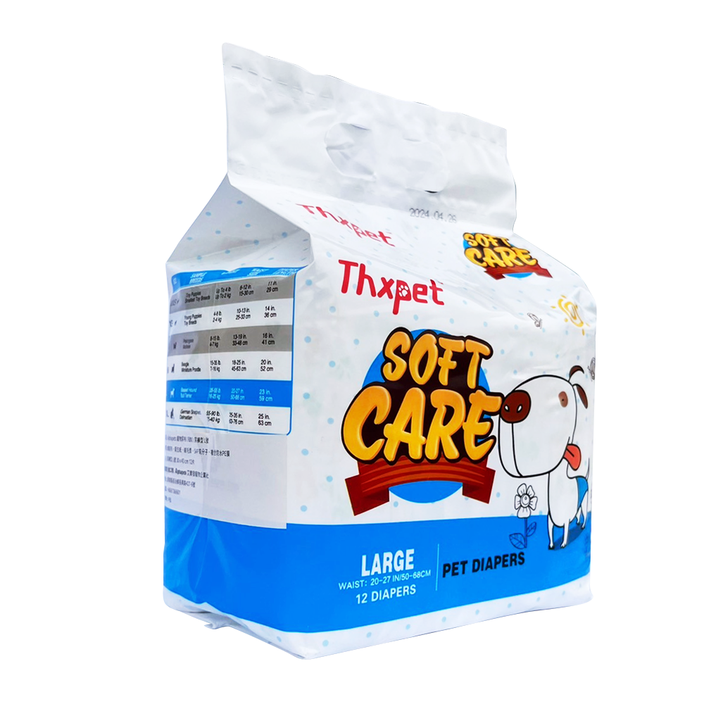 Alphapets thxpet 寵物生理褲 尿布 母狗尿褲 / 公狗禮貌帶 清新香 多種尺寸 12片 / 包