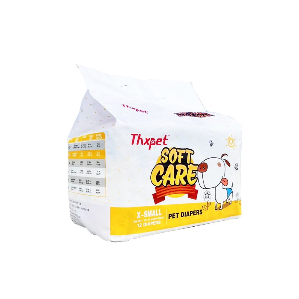 Alphapets thxpet 寵物生理褲 尿布 母狗尿褲 / 公狗禮貌帶 清新香 多種尺寸 12片 / 包