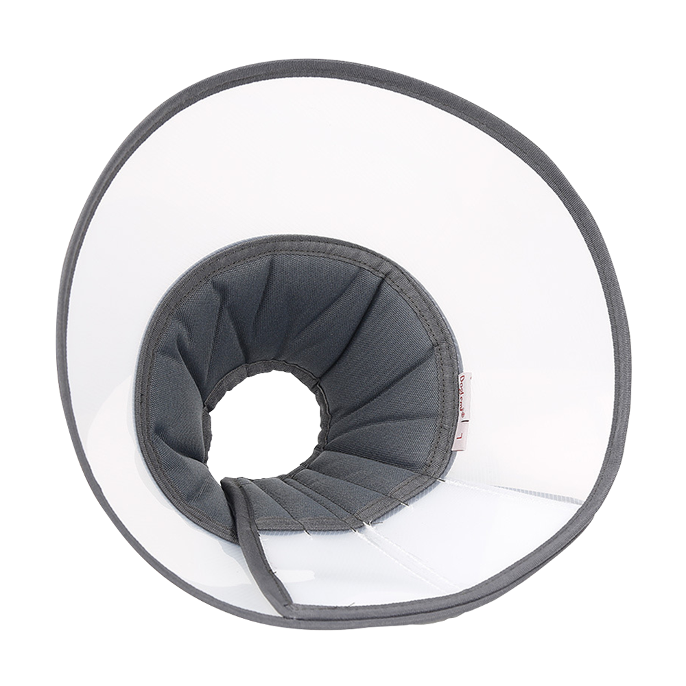 DogLemi 多樂米 鋪棉伊麗莎白圈 防舔咬頸圈 頭套 灰色 4種尺寸