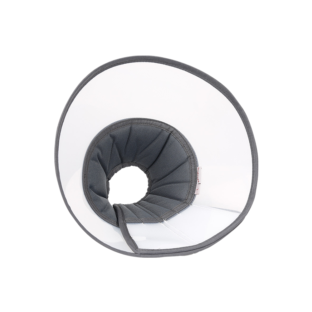 DogLemi 多樂米 鋪棉伊麗莎白圈 防舔咬頸圈 頭套 灰色 4種尺寸