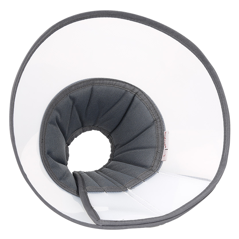DogLemi 多樂米 鋪棉伊麗莎白圈 防舔咬頸圈 頭套 灰色 4種尺寸