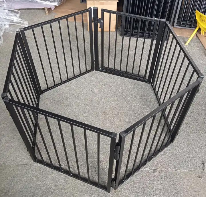 BabySafe 6片摺疊鐵圍欄 寵物安全圍欄 寵物防護柵欄