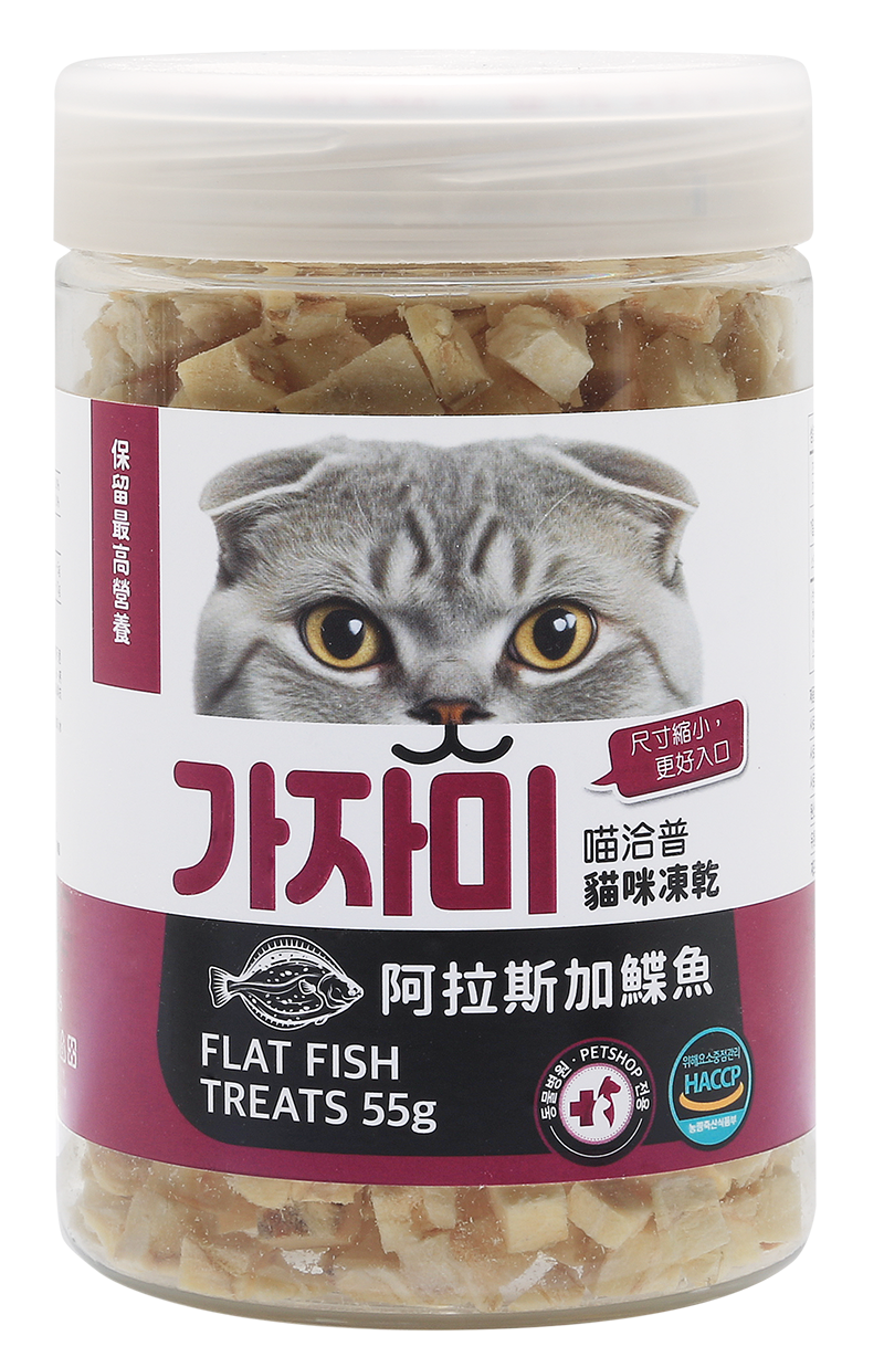 By Cat喵洽普 貓咪凍乾零食 鱈魚 鮭魚 馬肉 牛肝 雞胸肉 毛鱗魚 低脂鮪魚 比目魚 鰈魚