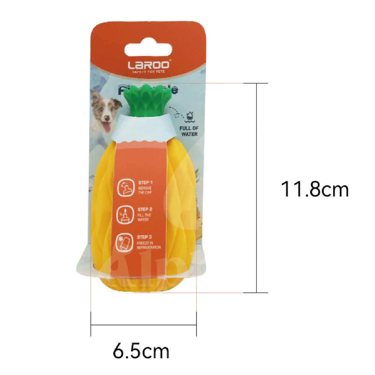 LaRoo萊諾 冰凍水果 降暑玩具 橡膠玩具 狗狗玩具