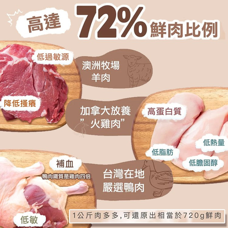 Abao阿寶 M系列拌飯犬糧  無穀低敏犬飼料 750g