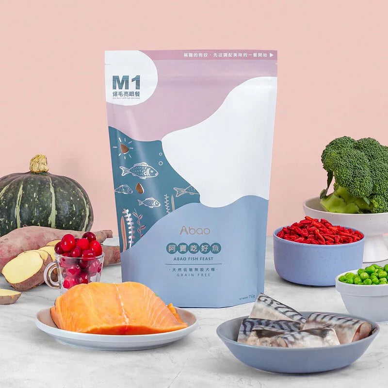 Abao阿寶 M系列拌飯犬糧  無穀低敏犬飼料 750g