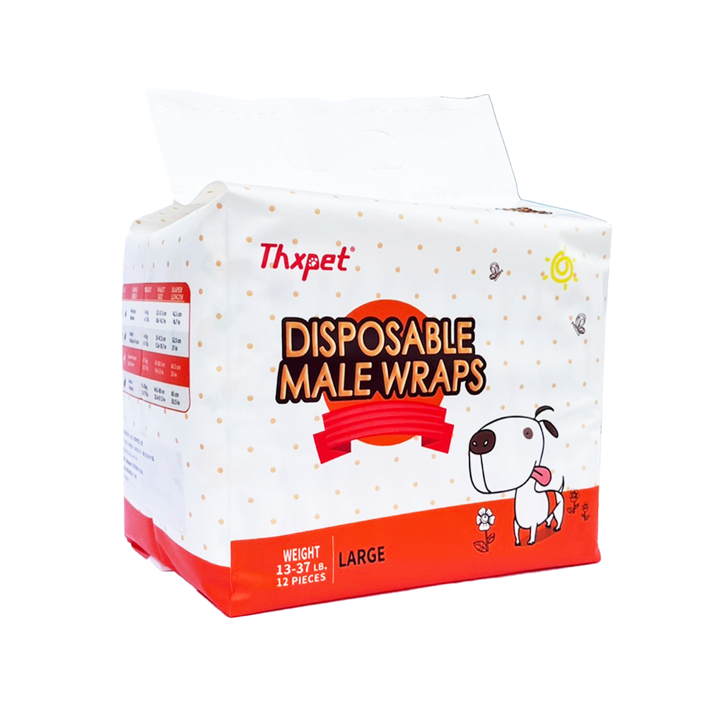 Alphapets thxpet 寵物生理褲 尿布 母狗尿褲 / 公狗禮貌帶 清新香 多種尺寸 12片 / 包