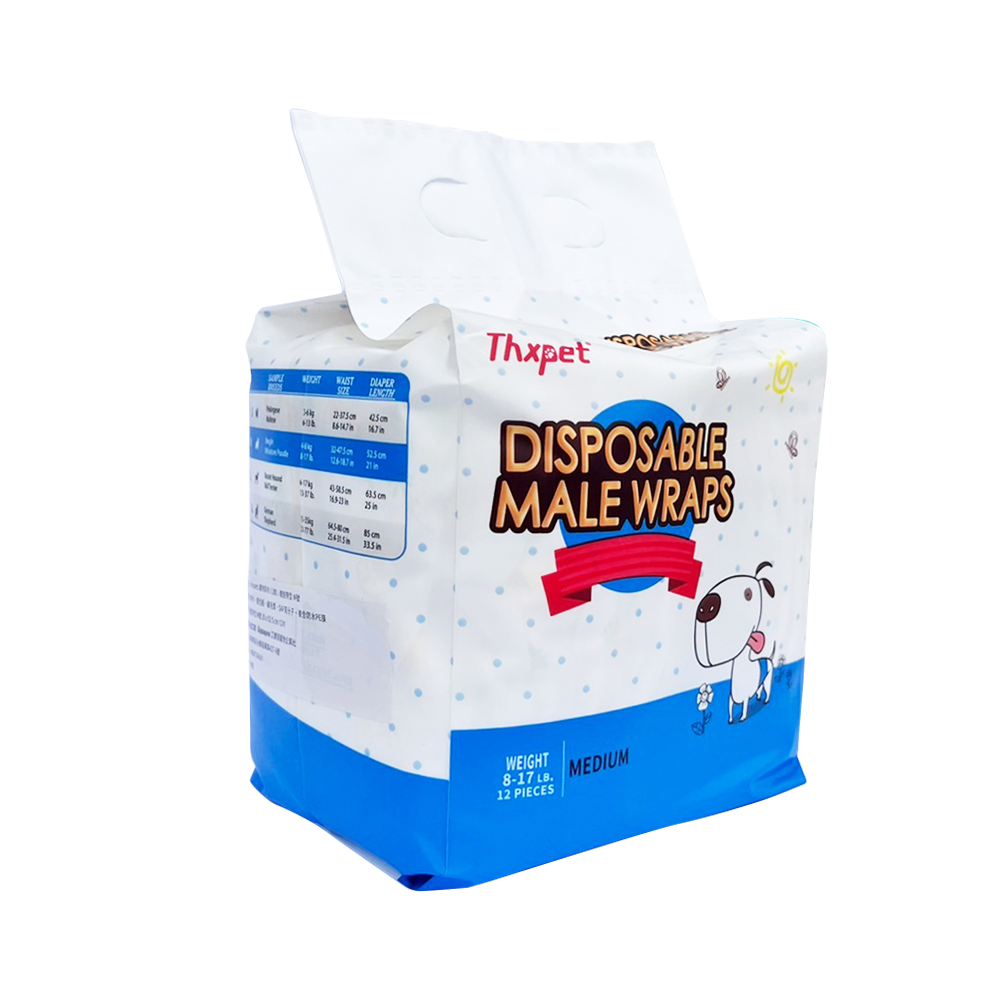 Alphapets thxpet 寵物生理褲 尿布 母狗尿褲 / 公狗禮貌帶 清新香 多種尺寸 12片 / 包