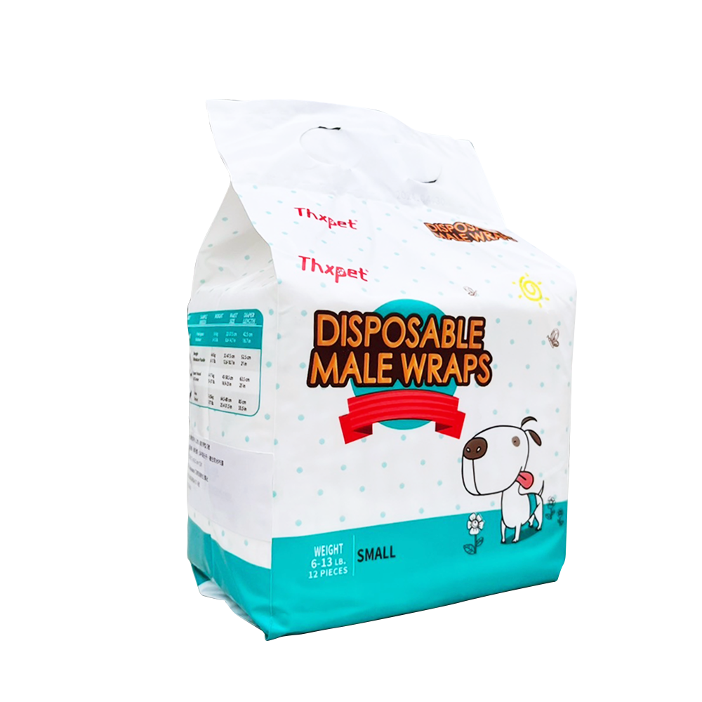 Alphapets thxpet 寵物生理褲 尿布 母狗尿褲 / 公狗禮貌帶 清新香 多種尺寸 12片 / 包
