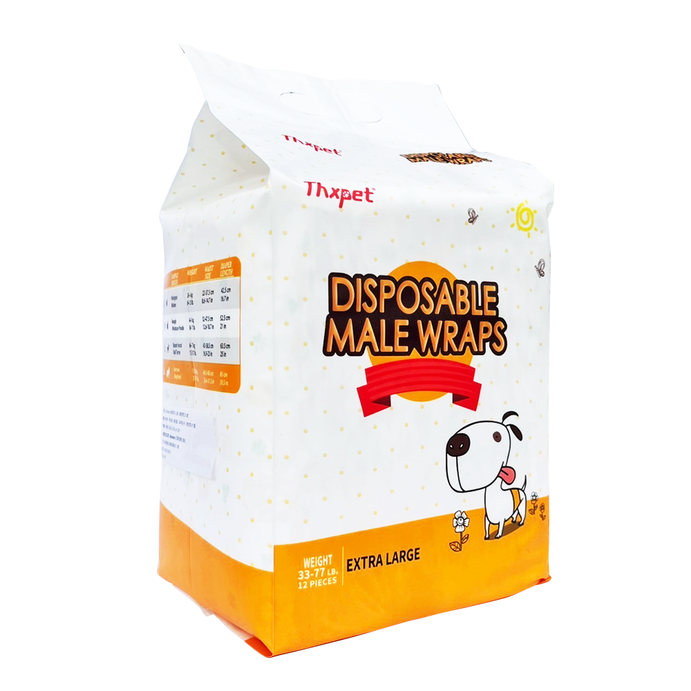 Alphapets thxpet 寵物生理褲 尿布 母狗尿褲 / 公狗禮貌帶 清新香 多種尺寸 12片 / 包