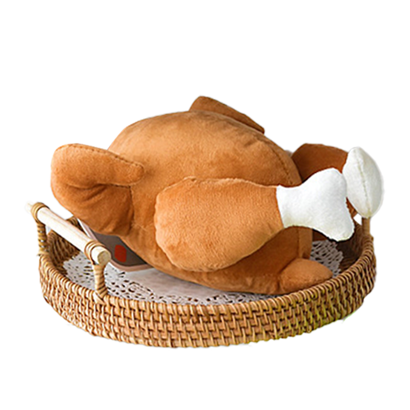 食物造型絨毛發聲玩具 三明治 / 墨西哥捲 / 吐司 / 菜菜 / 豌豆 / 烤雞