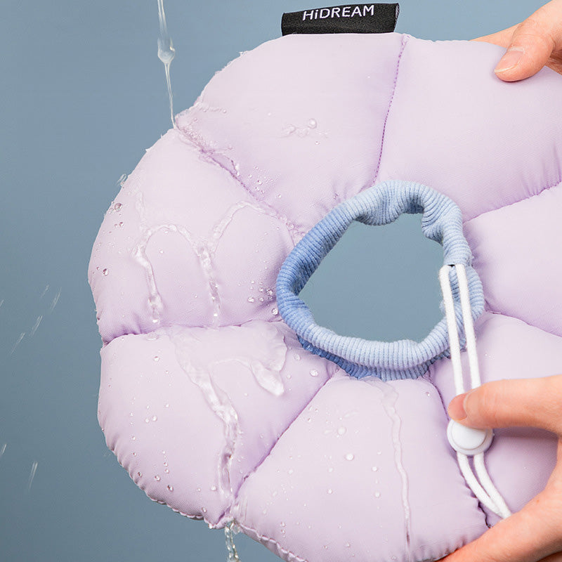 HiDREAM 花朵伊麗莎白圈 防護頭套 寵物頭套 6色