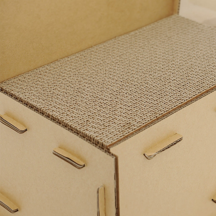 瓦楞纸雙層 / 三層貓抓板屋 貓窩 貓跳台 寵物樓梯 貓抓板可替換