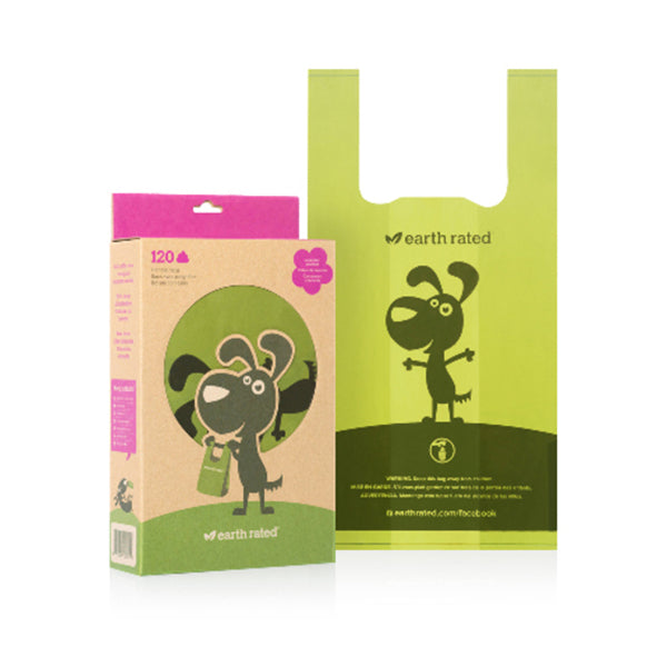 EarthRated莎賓 環保撿便袋 提把型 無香 / 薰衣草香