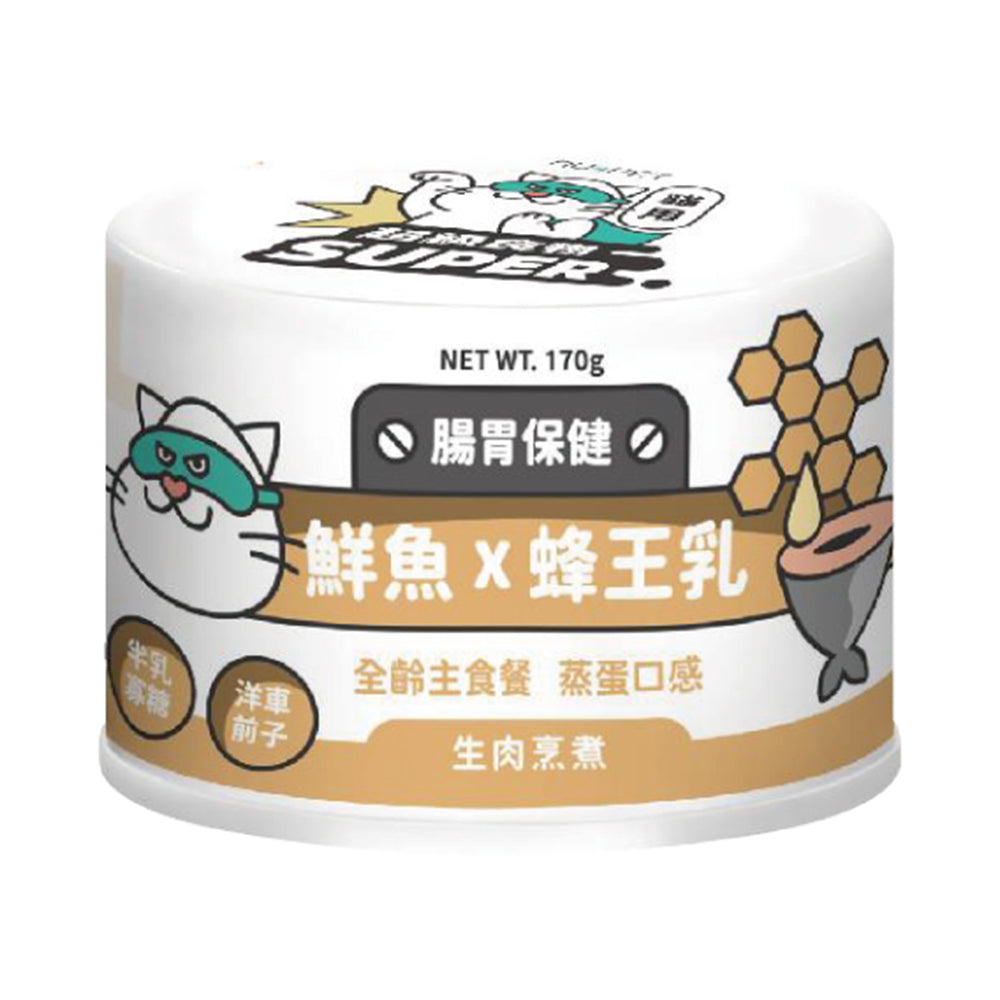 nu4PET陪心寵糧 Super小白主食罐 貓用 全口味 80g / 170g