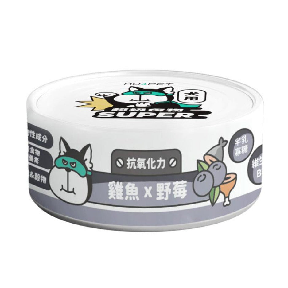 nu4PET陪心寵糧 Super小白主食罐 貓用 全口味 80g / 170g