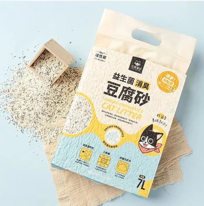 DogCatStar 汪喵星球 益生菌消臭豆腐砂2.7kg
