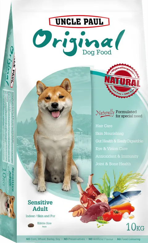 UNCLE PAUL保羅叔叔 低敏成犬 室内犬/皮毛保健犬糧 狗飼料 3kg / 10kg