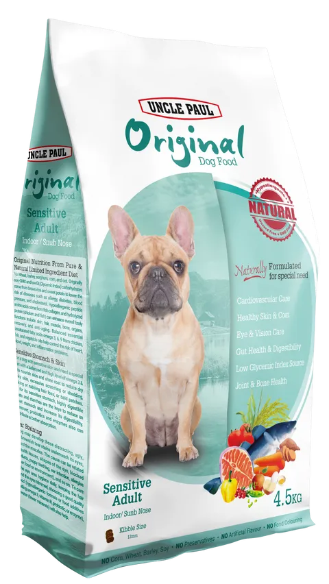 UNCLE PAUL保羅叔叔 低敏成犬 室内 / 短鼻犬糧 狗飼料 2kg / 10kg