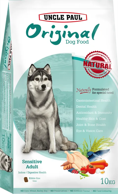 UNCLE PAUL保羅叔叔 低敏成犬 室内犬 消化道保健犬糧 狗飼料 3KG / 10KG