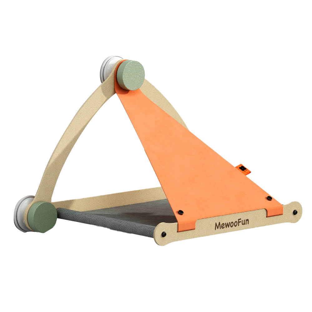 MewooFun喵乎汪也 吸盤式貓吊床 帳篷貓吊床 雙吊帶貓吊床