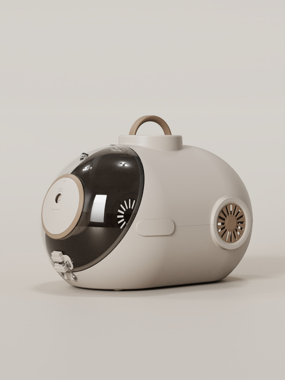 AIWO 艾窩 潛水艇寵物提籃 貓咪提籃 外出提籠 咖啡色