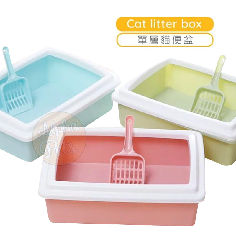 單層貓砂盆 貓便盆 貓砂屋