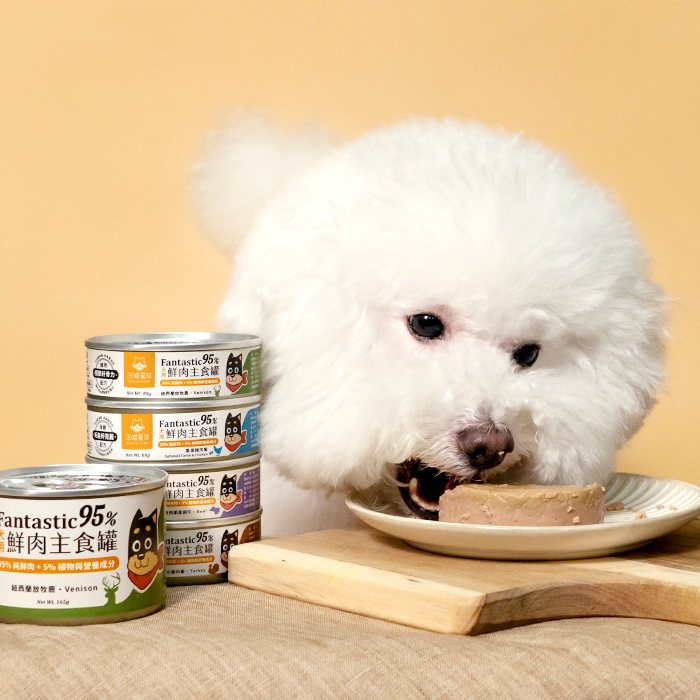 DogCatStar汪喵星球 犬用Fantastic 95%鮮肉無膠主食罐 85g x 24罐 | 165g x 12罐/箱