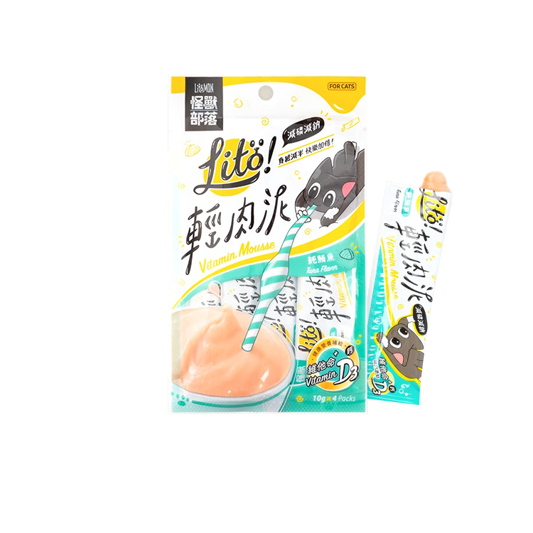 LitoMon怪獸部落 LITÖ! 輕肉泥 10g×4條入 / 1入