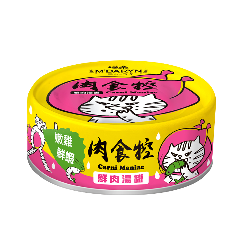 M'DARYN 喵樂 肉食控系列 鮮肉湯罐 貓副食罐 80g