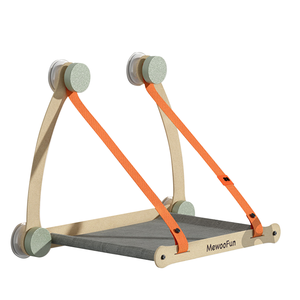 MewooFun喵乎汪也 吸盤式貓吊床 帳篷貓吊床 雙吊帶貓吊床