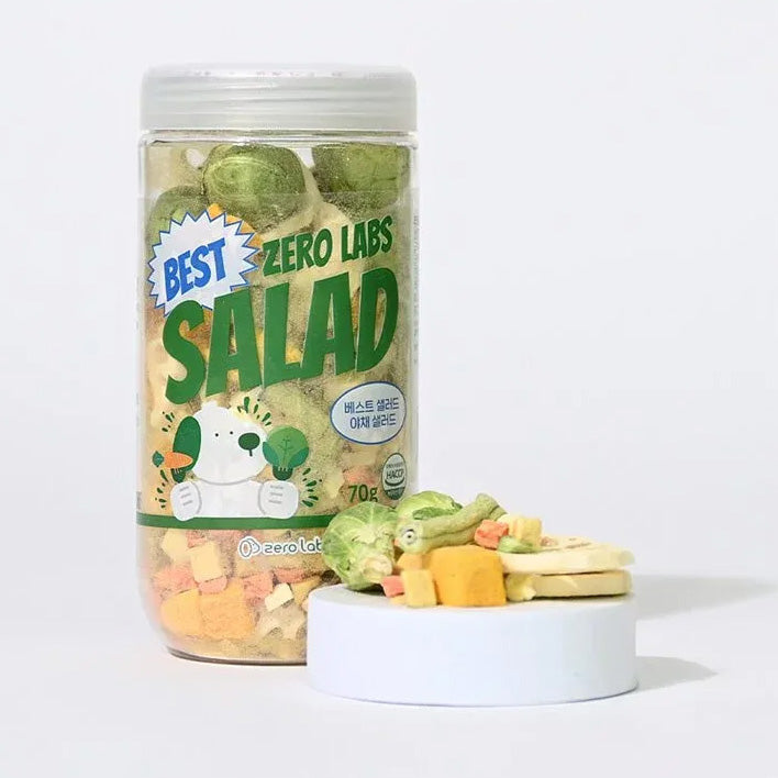 ZERO LABS 蛋黃凍乾 / 鮭魚蛋黃凍乾 / 蔬果沙拉凍乾 犬貓零食 60g / 70g
