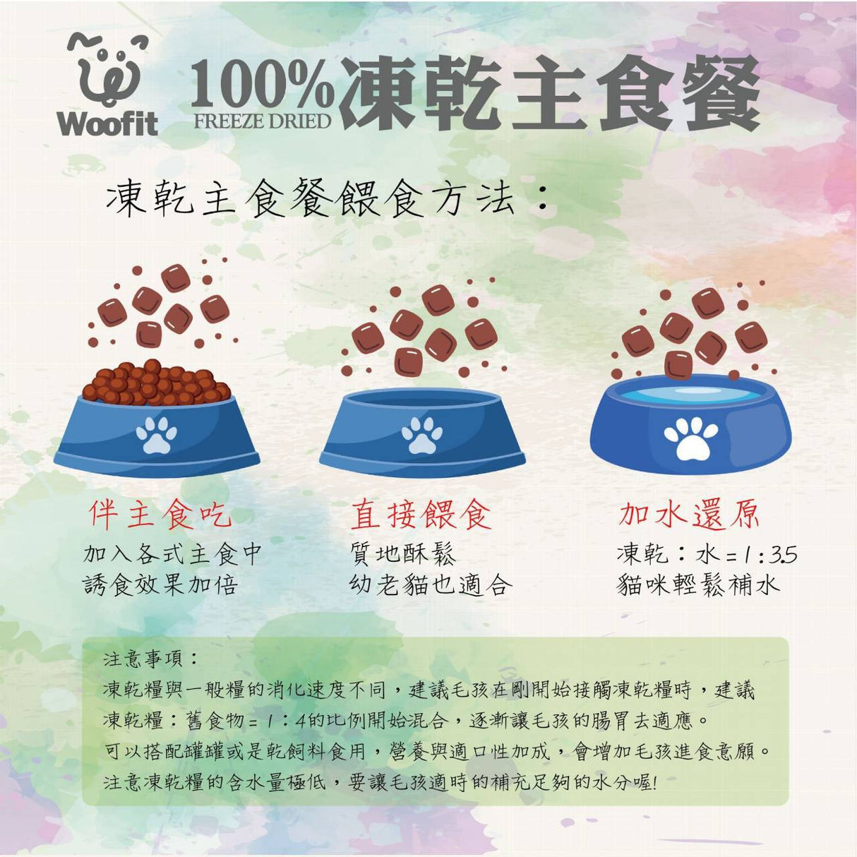 Woofit凍乾貓食50g