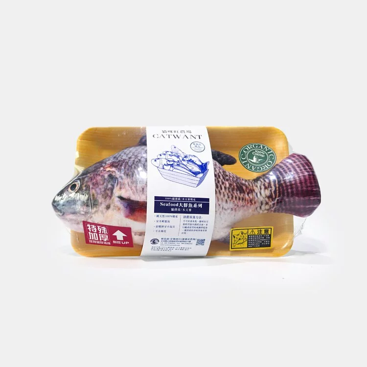 Catwant貓咪旺農場 100%貓薄荷木天蓼填充 秋刀魚 / 馬加魚 / 鯉魚 / 鱒魚 / 吳郭魚 貓咪玩具