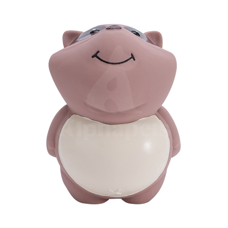 Q-MONSTER 圓滾滾家族發聲玩具 橡膠啃咬玩具