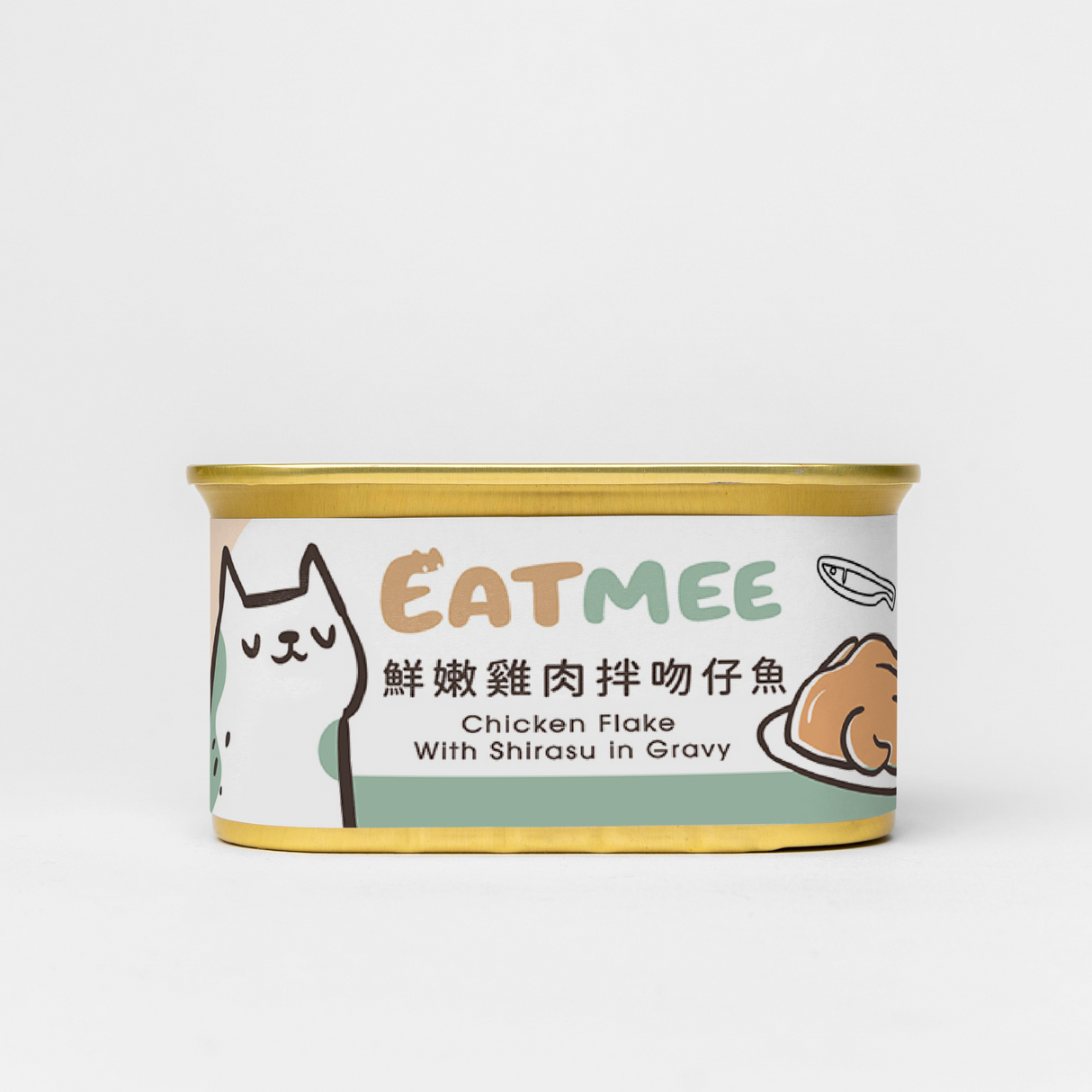 EATMEE易特咪 無穀貓罐 鮮嫩雞肉 鮪魚白肉系列 80g x 24 罐/箱