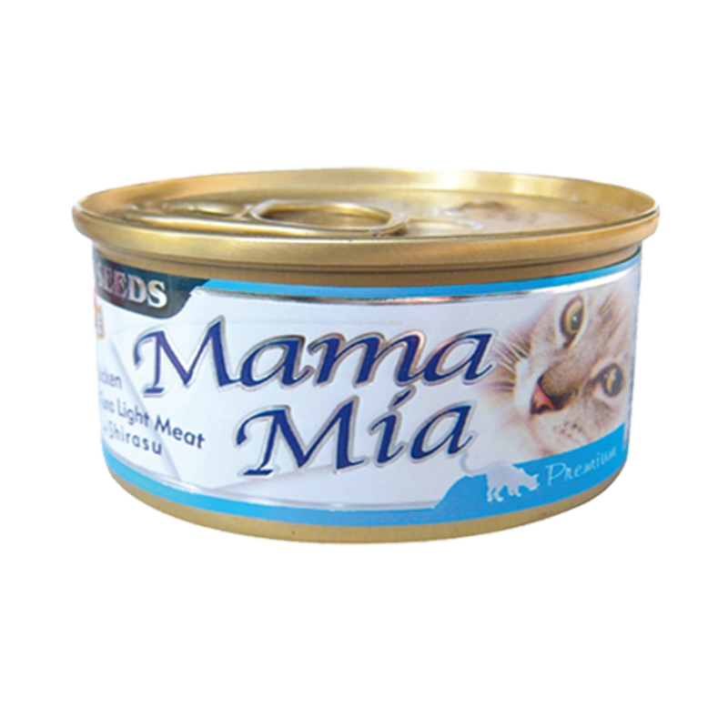 SEEDS 惜時 MamaMia 純白肉貓餐罐 85g