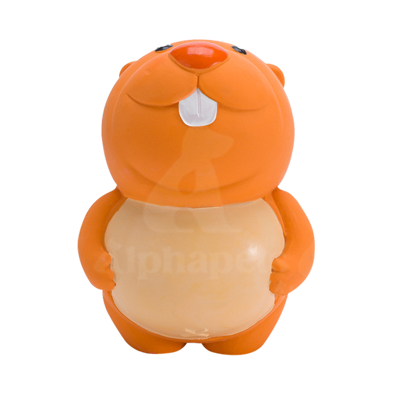 Q-MONSTER 圓滾滾家族發聲玩具 橡膠啃咬玩具