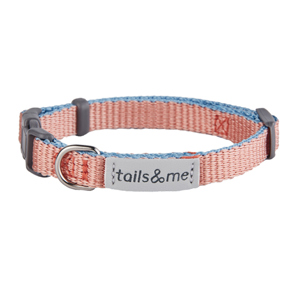 tails&me 尾巴與我 經典尼龍帶項圈 For Cat貓系列 雙色寵物項圈