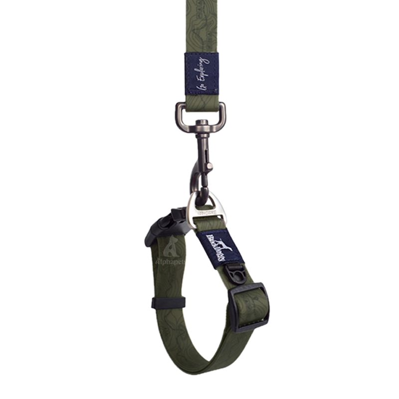 BlackDoggy 等高線寵物外出防水項圈 / 牽繩