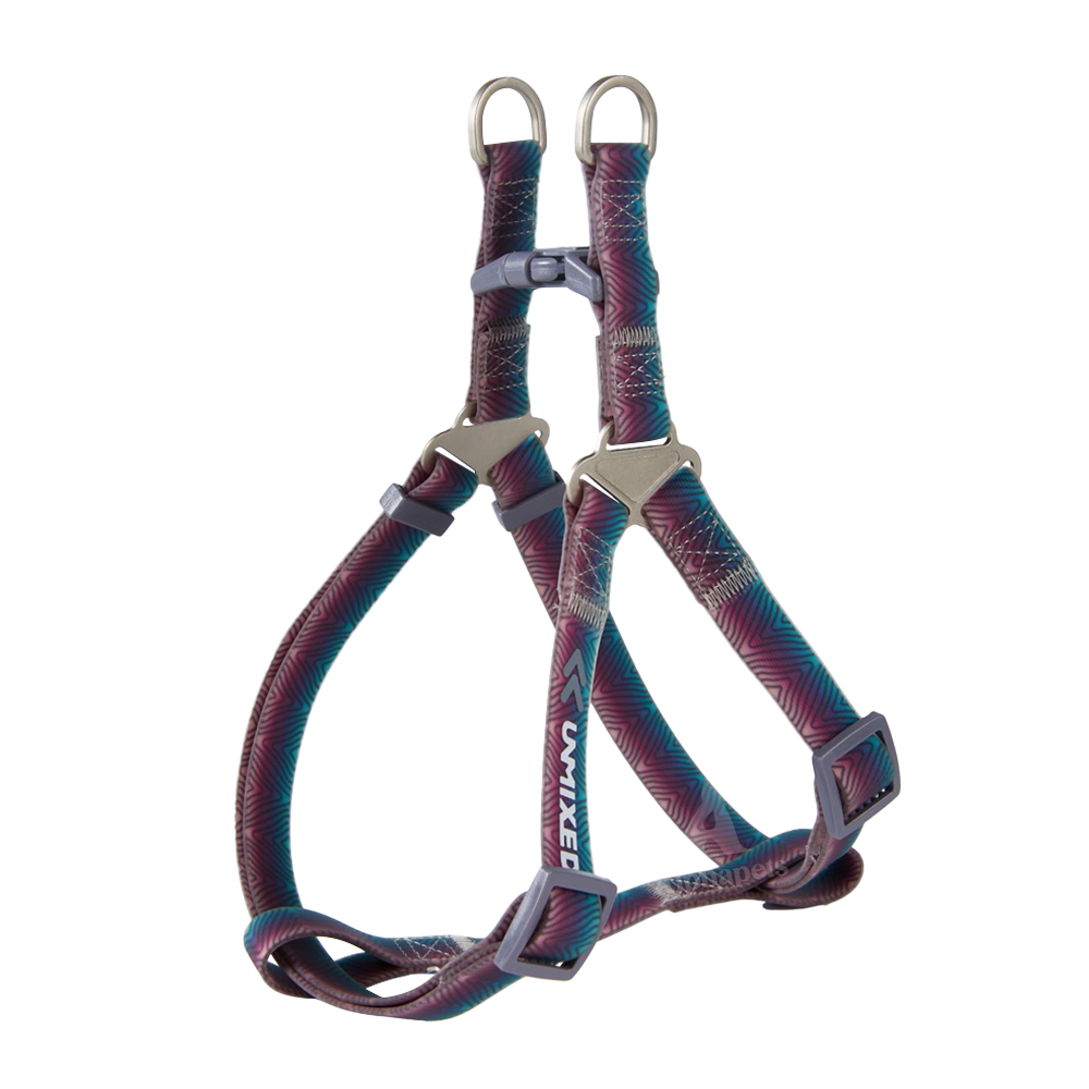 UNMIXED 極光幻彩系列 PVC防水寵物胸背帶 2種尺寸